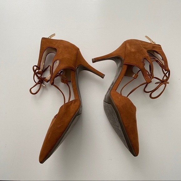 Marc Fisher lace up pointed heel size 7 - Picture 3 of 7